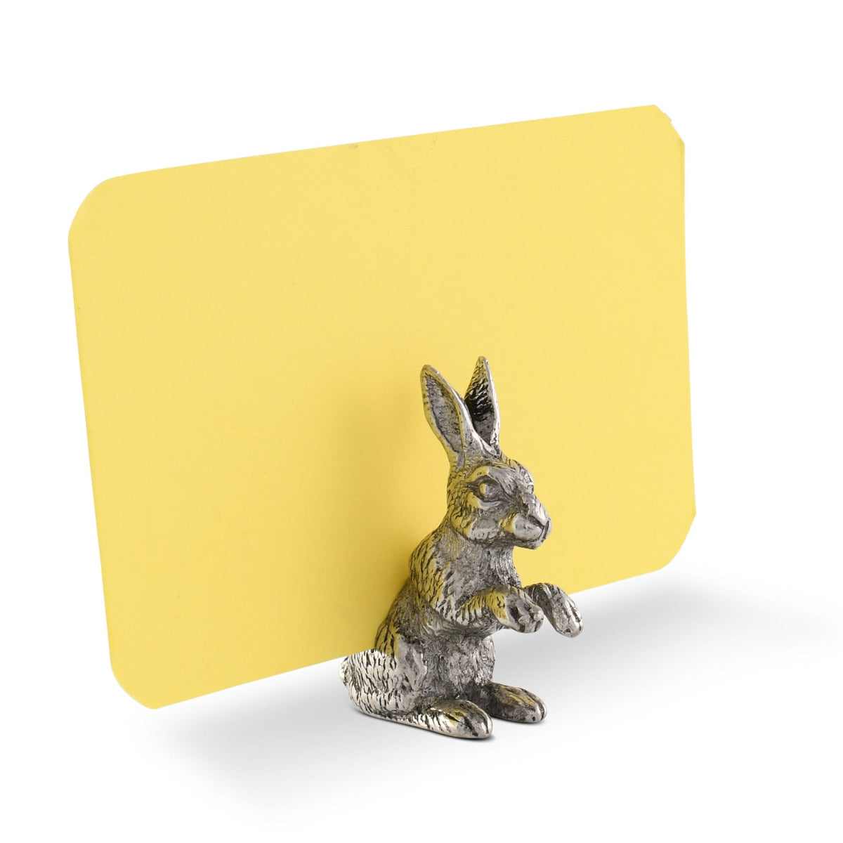 Vagabond House Garden Friends Rabbit Place Card Holder
