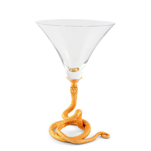 Vagabond House Garden Friends Snake Cocktail / Martini Glass