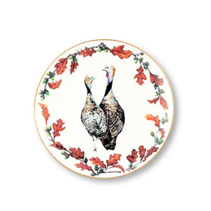Vagabond House Harvest Norwood Narragansett Turkey Bone China Round  Salad Plate