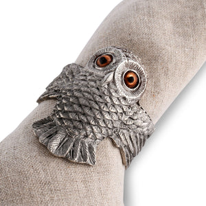 Vagabond House Harvest Owl Napkin Ring