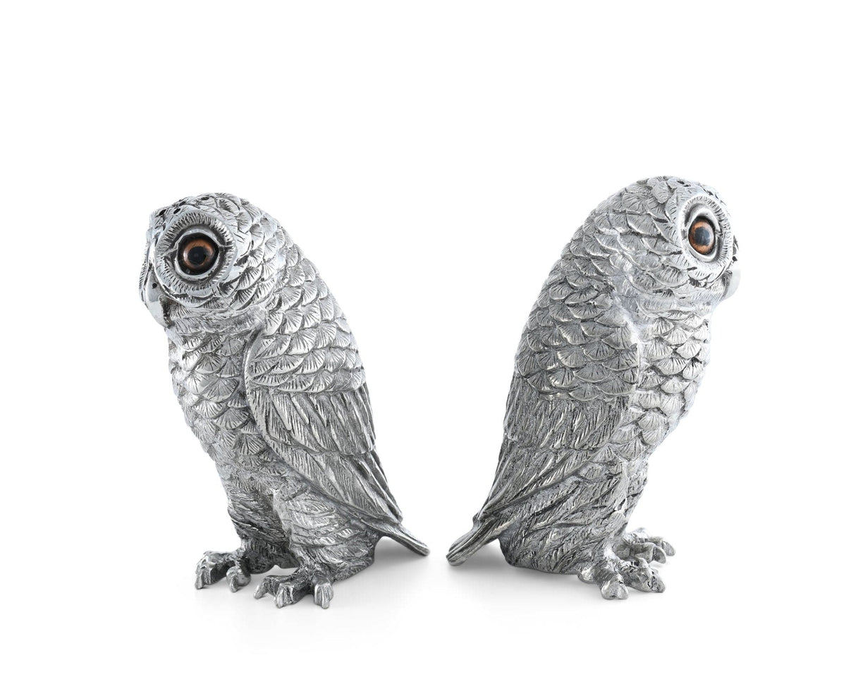 Vagabond House Harvest Owl Salt &amp; Pepper Set