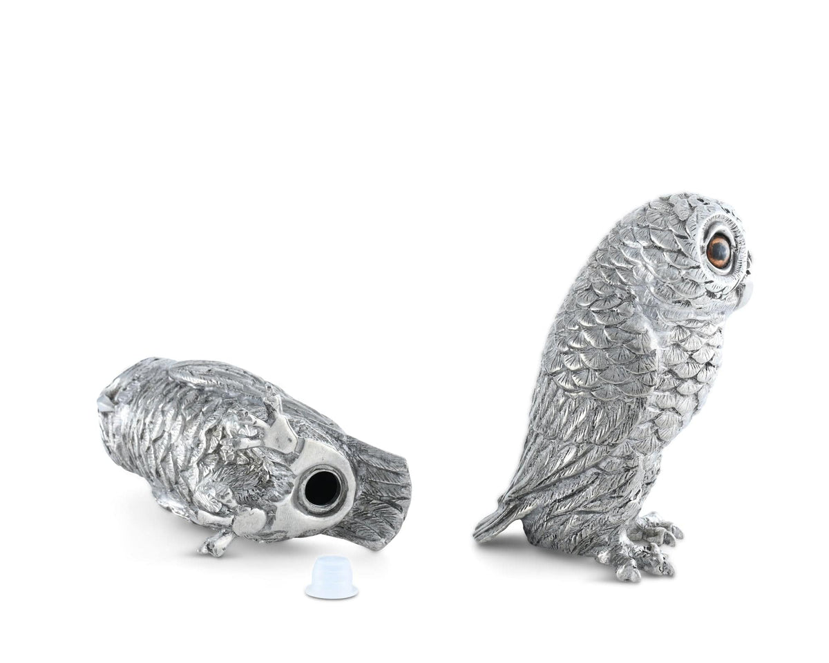 Vagabond House Harvest Owl Salt &amp; Pepper Set