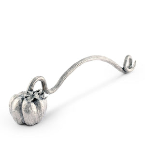 Vagabond House Harvest Pewter Pumpkin Candle Snuffer