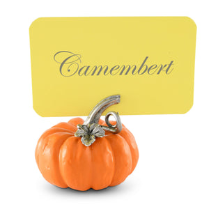 Vagabond House Harvest Pumpkin Place Card Holder