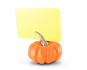 Vagabond House Harvest Pumpkin Place Card Holder