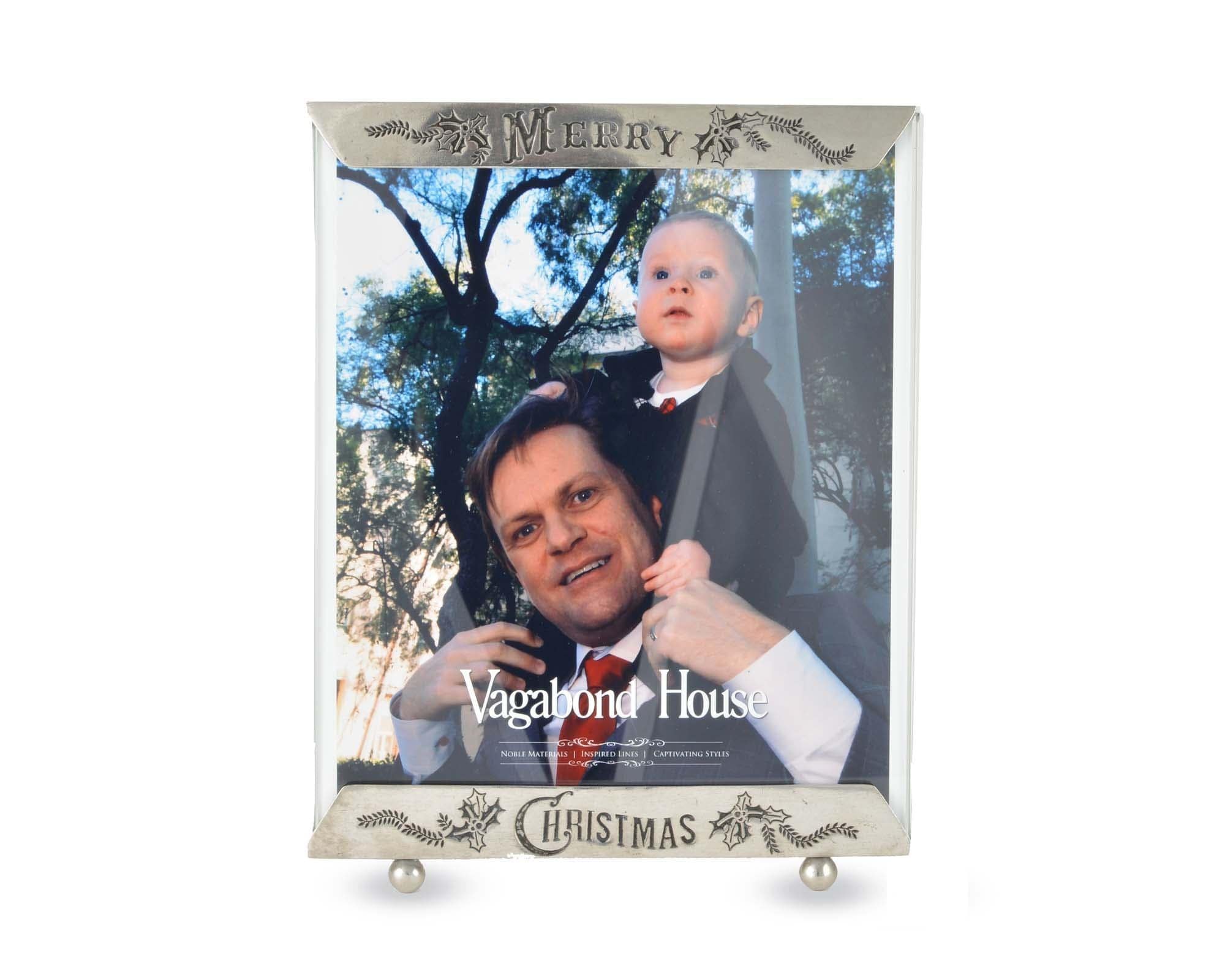 Vagabond House Holidays 8 x 10 Photo Merry Christmas Picture Frame