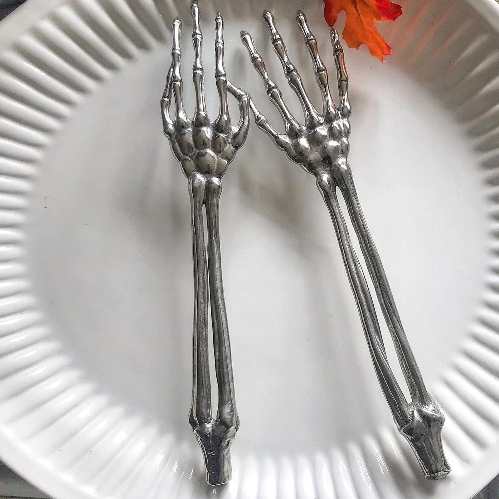 Vagabond House Holidays Skeleton Salad Server