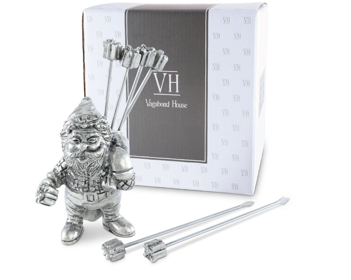 Vagabond House Holidays St. Nick Cheese Pick Set