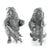 Vagabond House Holidays St. Nick Salt & Pepper