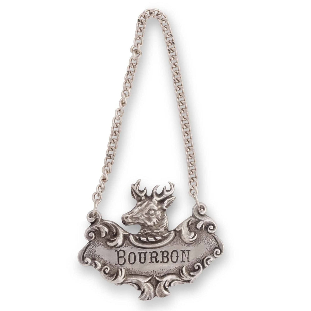 Vagabond House Lodge Style Bourbon Elk Decanter Tag