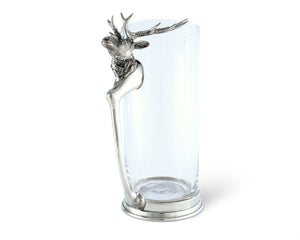 Vagabond House Lodge Style Deer Glass Pitcher