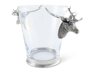 Vagabond House Lodge Style Deer Head Ice Bucket