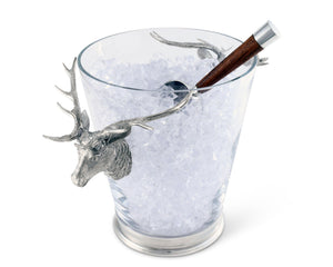 Vagabond House Lodge Style Deer Head Ice Bucket