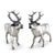Vagabond House Lodge Style Deer Salt & Pepper Set