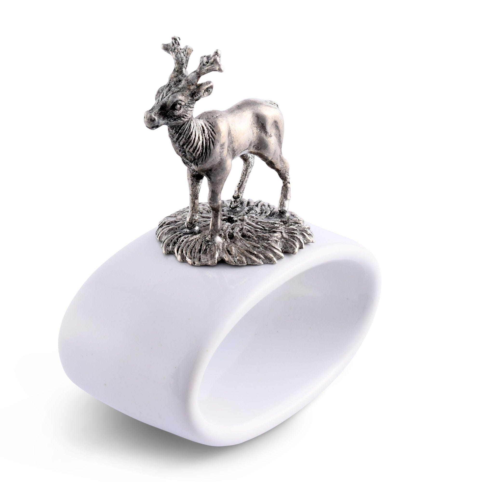 Vagabond House Stoneware Deer Napkin Ring - Thumbnail 4