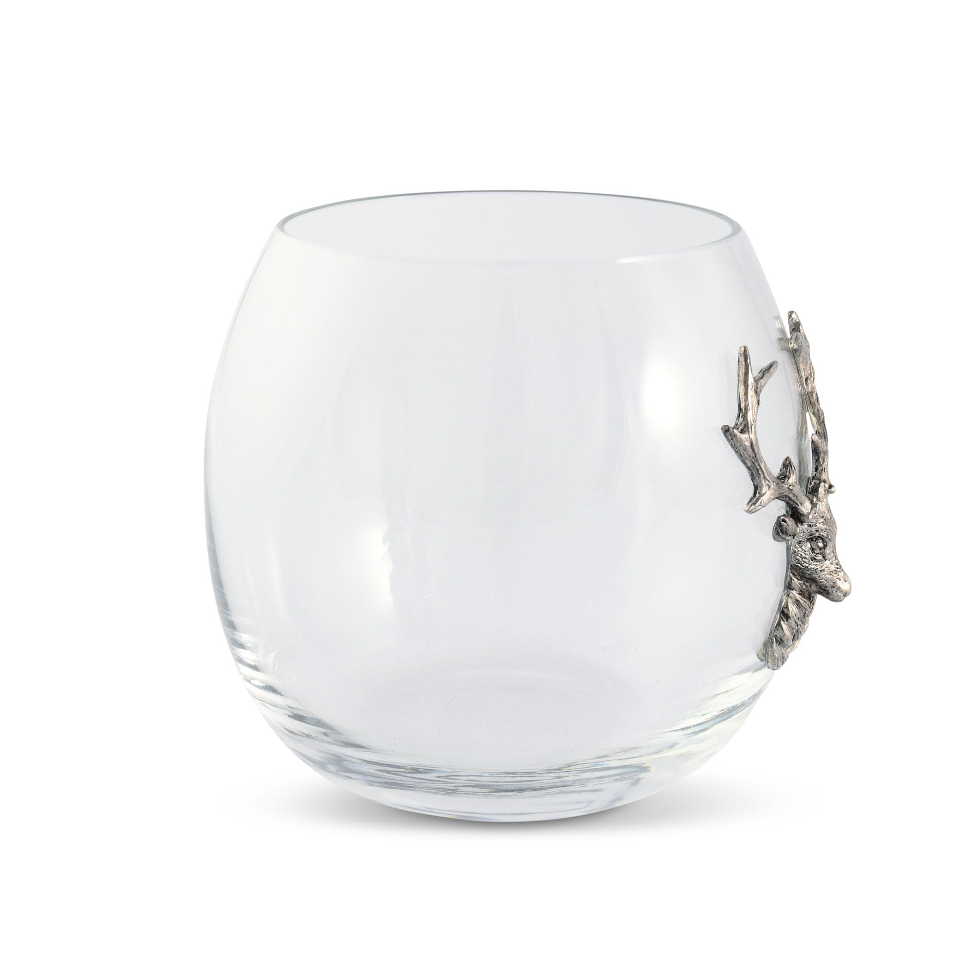 Pewter Graphics Alligator Stemless Wine Glass — Hillyer House