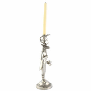 Vagabond House Lodge Style Gentleman Elk Tall Candlestick