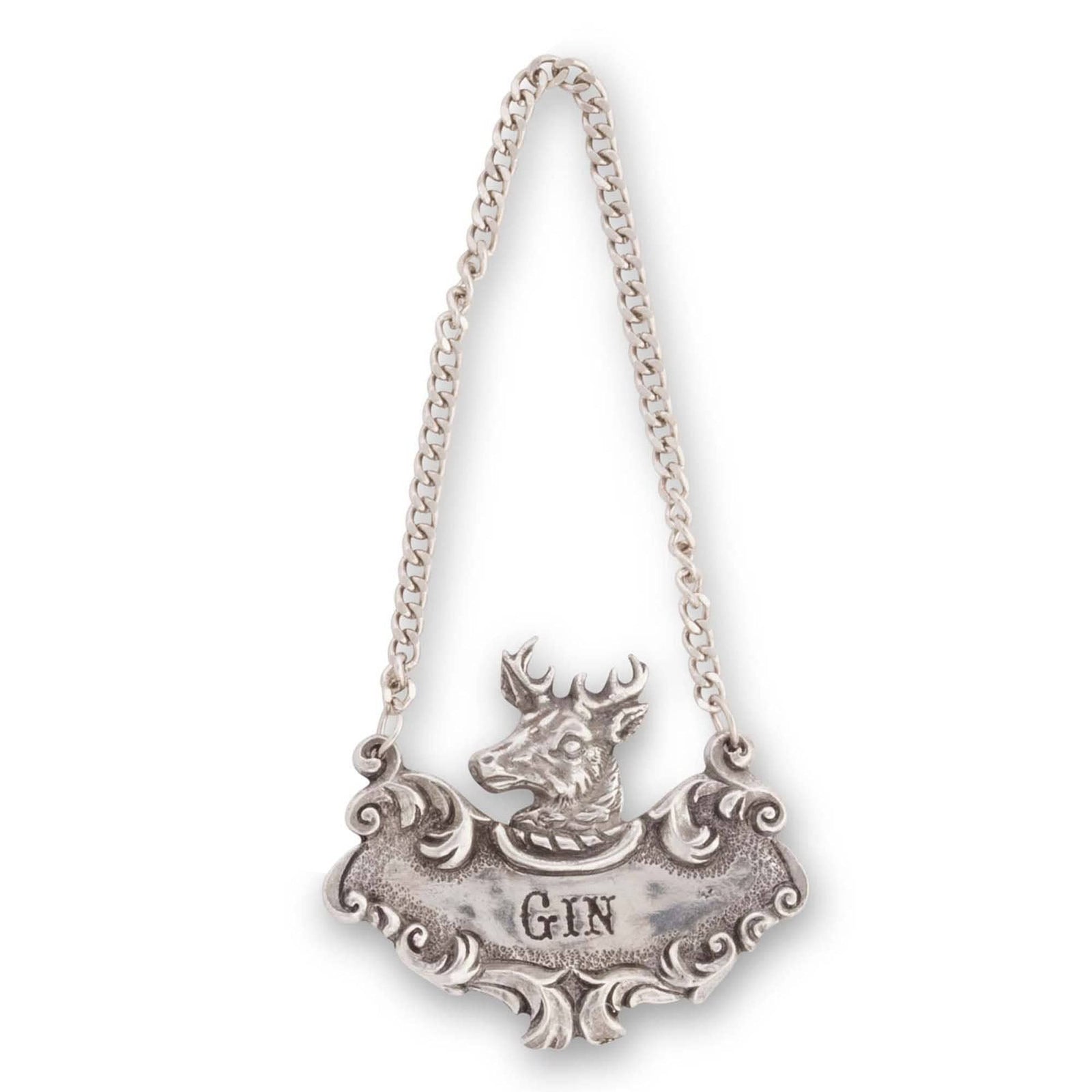 Vagabond House Lodge Style Gin Elk Decanter Tag