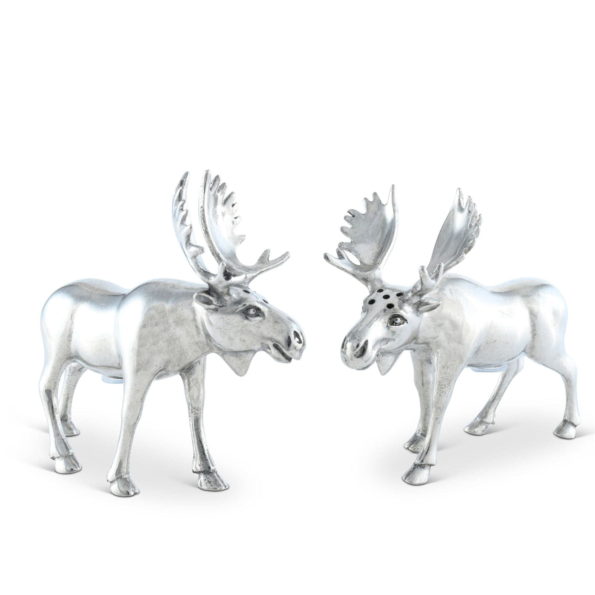 Vagabond House Lodge Style Moose Salt &amp; Pepper Set