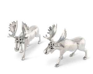 Vagabond House Lodge Style Moose Salt & Pepper Set