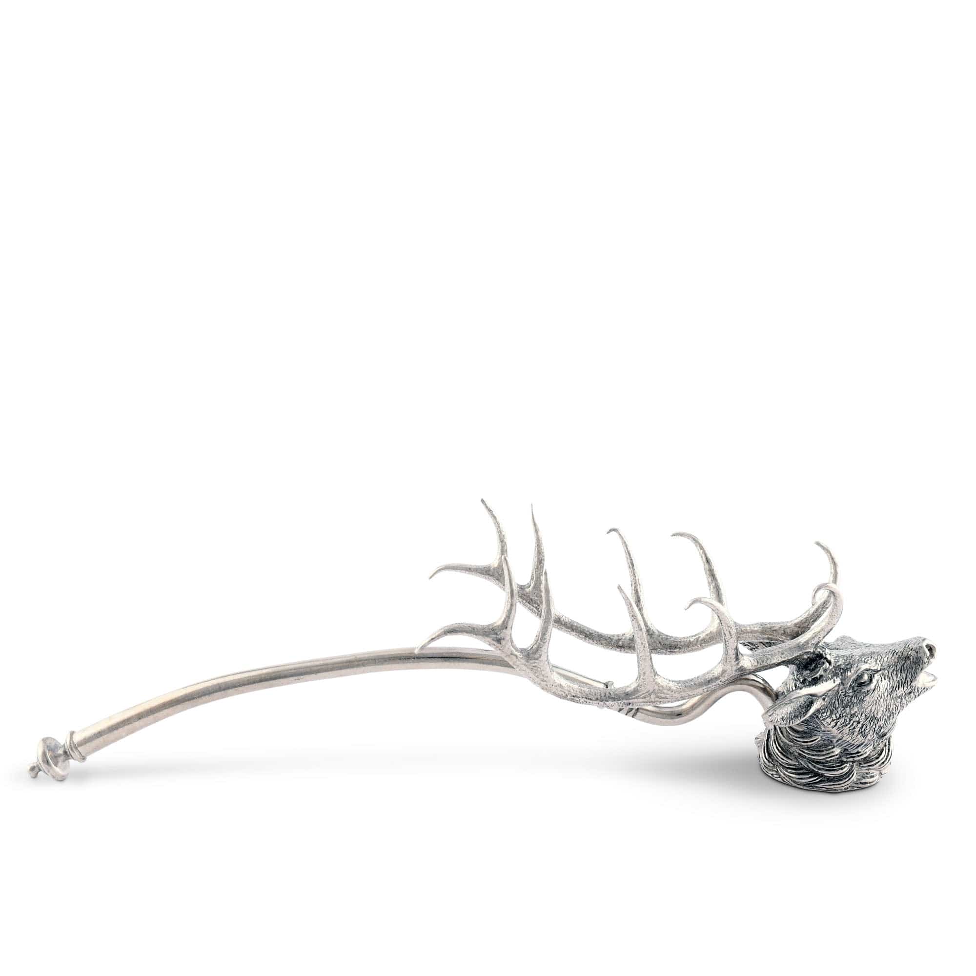 Vagabond House Lodge Style Pewter Elk Candle Snuffer