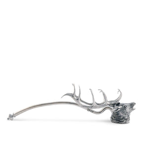 Vagabond House Lodge Style Pewter Elk Candle Snuffer