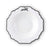 Vagabond House Lodge Style Running Elk Bone China Scallop Soup Plate Platinum Rim