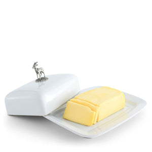 Vagabond House Lodge Style Stag Butter Dish