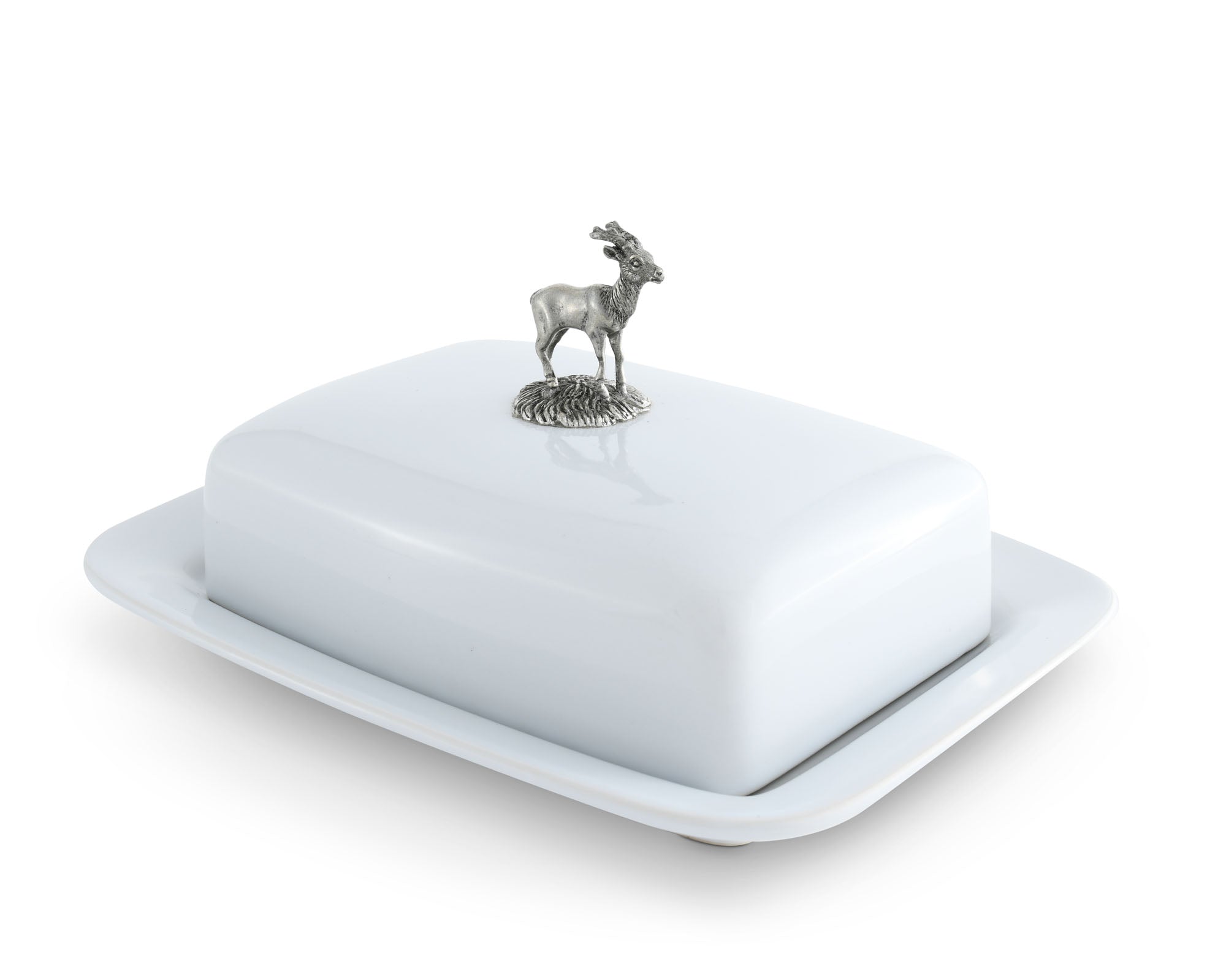Vagabond House Lodge Style Stag Butter Dish
