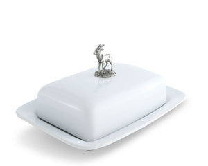 Vagabond House Lodge Style Stag Butter Dish