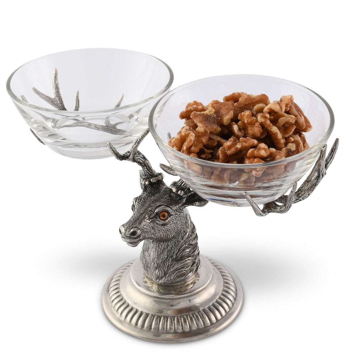 Vagabond House Stag Head Double Condiment Bowl