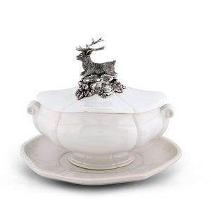 Vagabond House Lodge Style Stag Soup Tureen