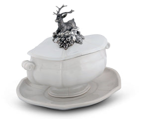 Vagabond House Lodge Style Stag Soup Tureen
