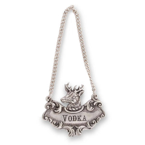 Vagabond House Lodge Style Vodka Elk Decanter Tag