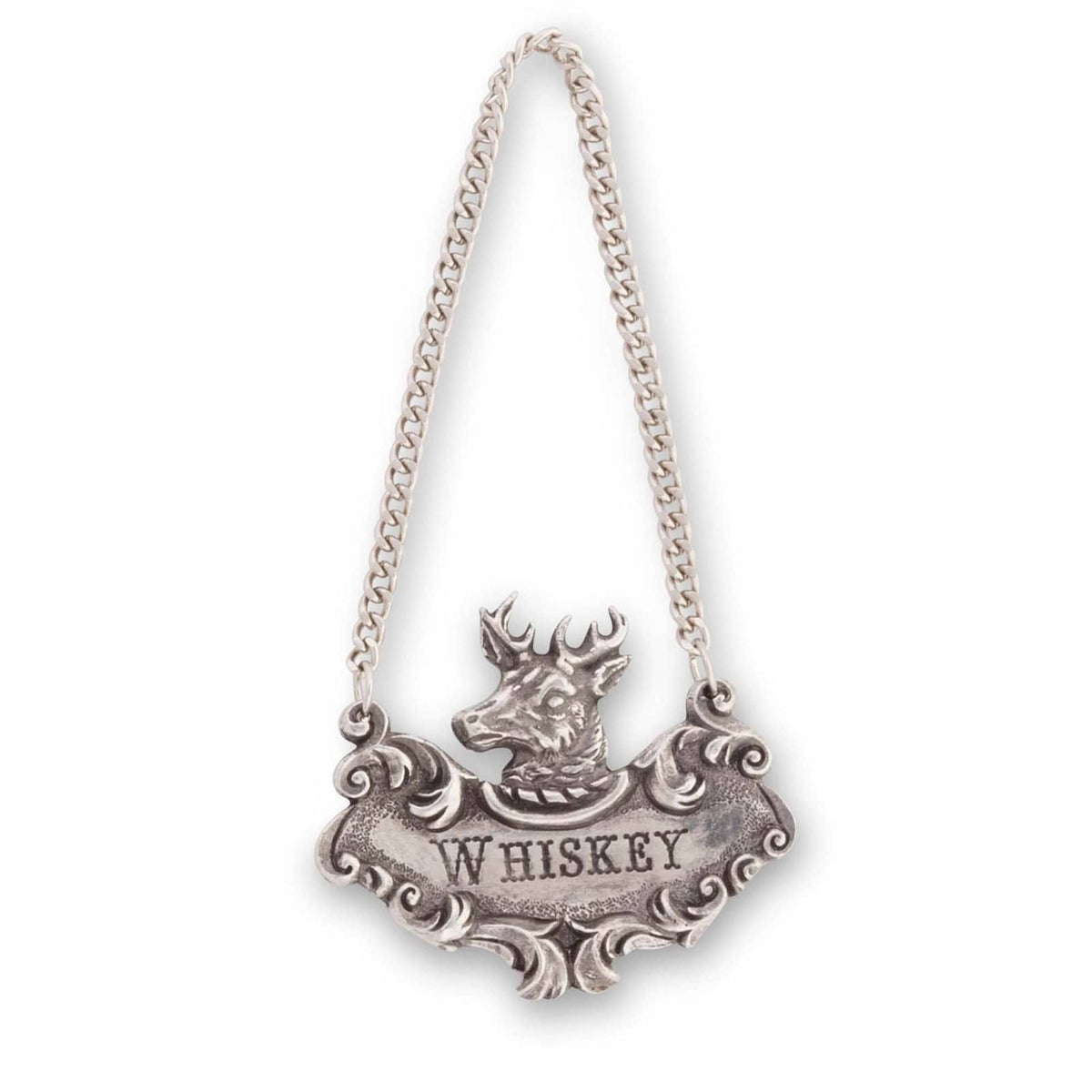 Vagabond House Lodge Style Whiskey Elk Decanter Tag