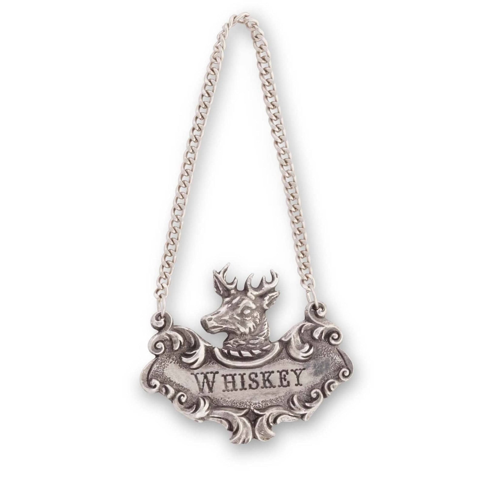 Vagabond House Lodge Style Whiskey Elk Decanter Tag