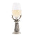 Vagabond House Lodge Style White - 9.5 H" 12.25 oz. Pewter Elk Stemware