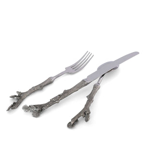 Vagabond House Majestic Forest Acorn Flatware Set