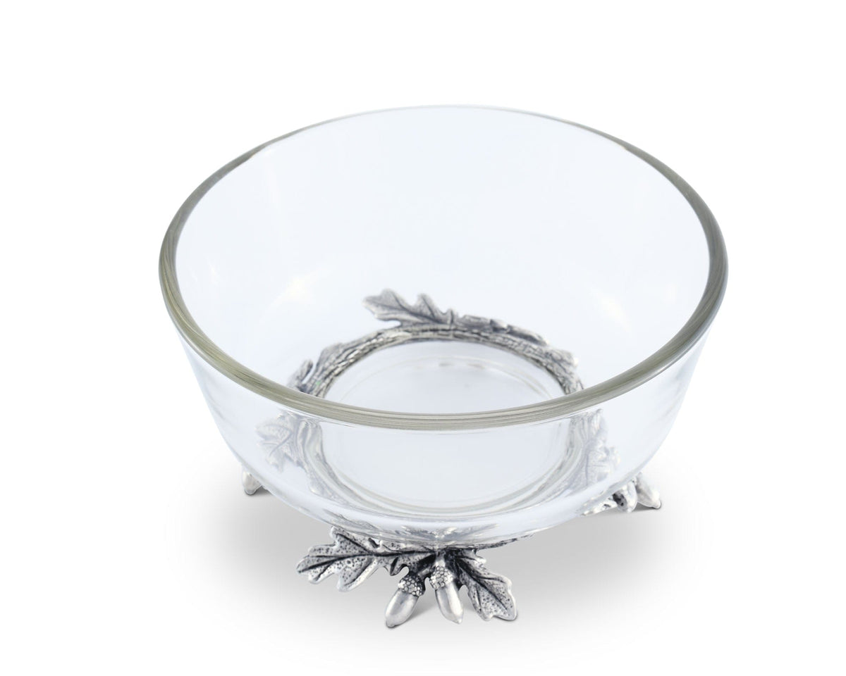 Vagabond House Majestic Forest Acorn &amp; Oak Leaf Dip Bowl