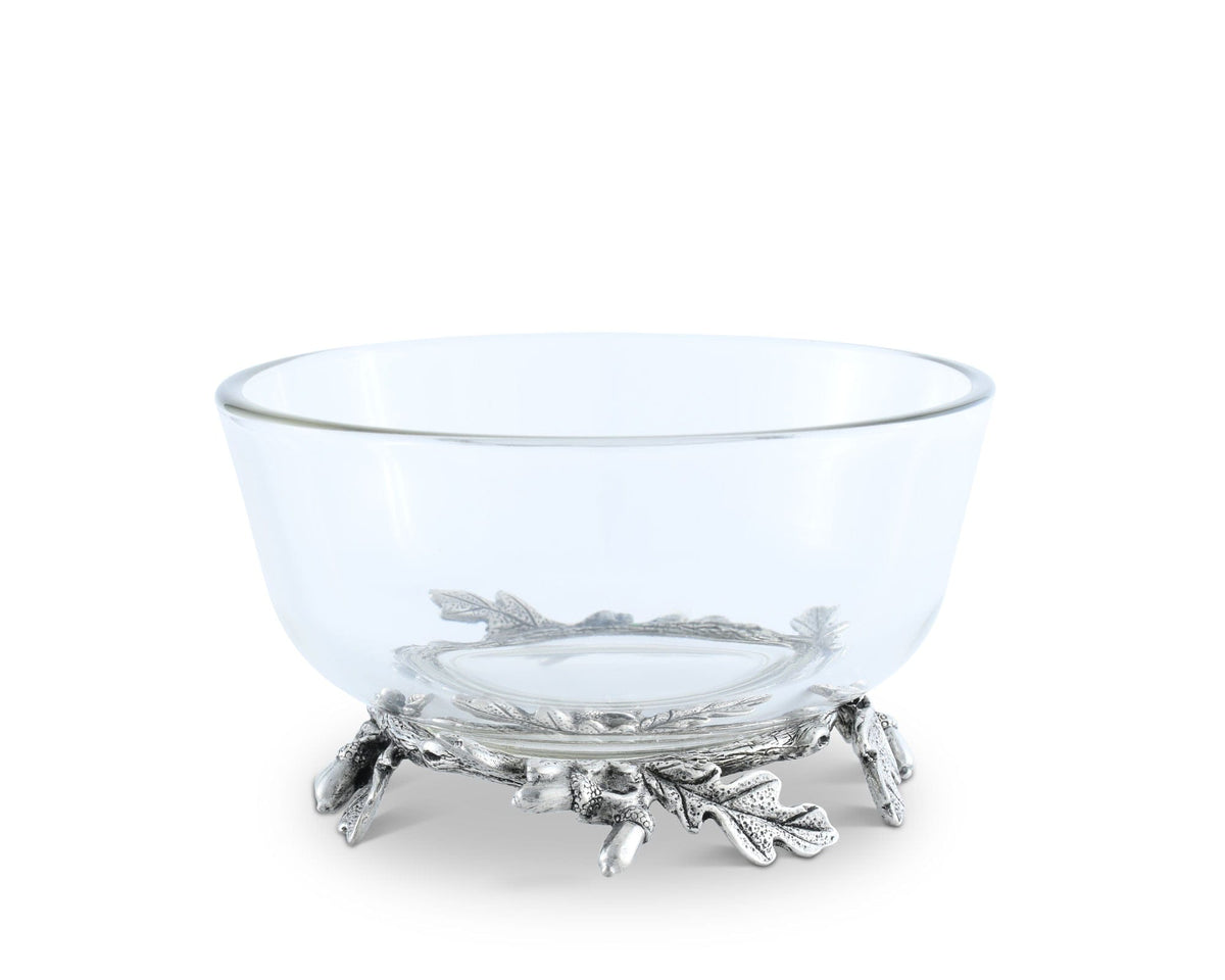 Vagabond House Majestic Forest Acorn &amp; Oak Leaf Dip Bowl