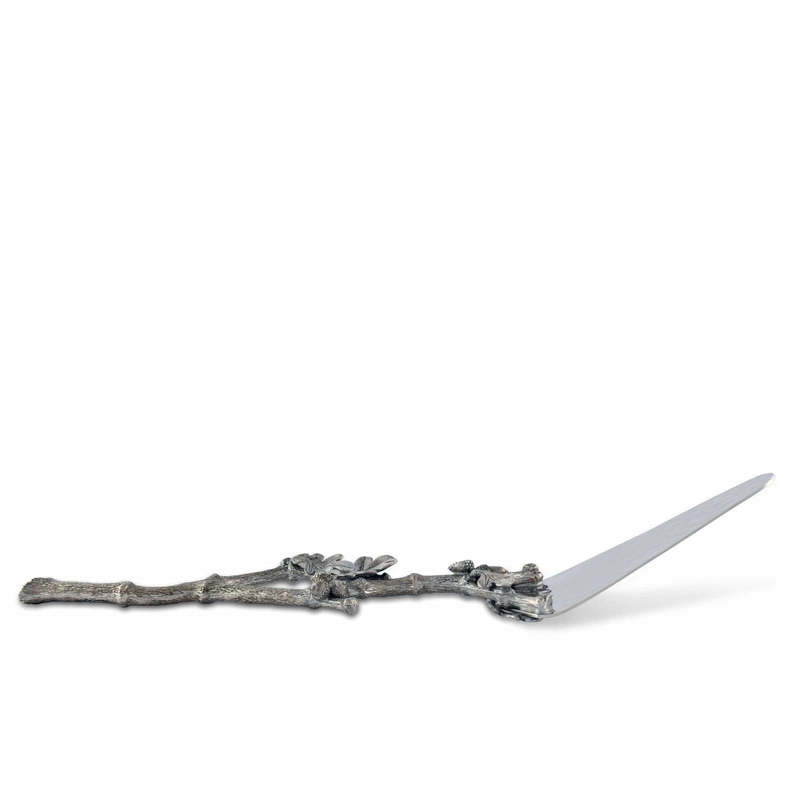 Vagabond House Majestic Forest Acorn & Oak Leaf Handle Pie Server