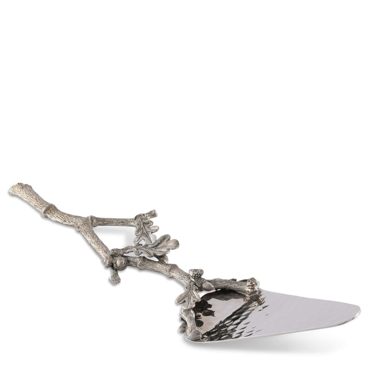 Vagabond House Majestic Forest Acorn & Oak Leaf Handle Pie Server