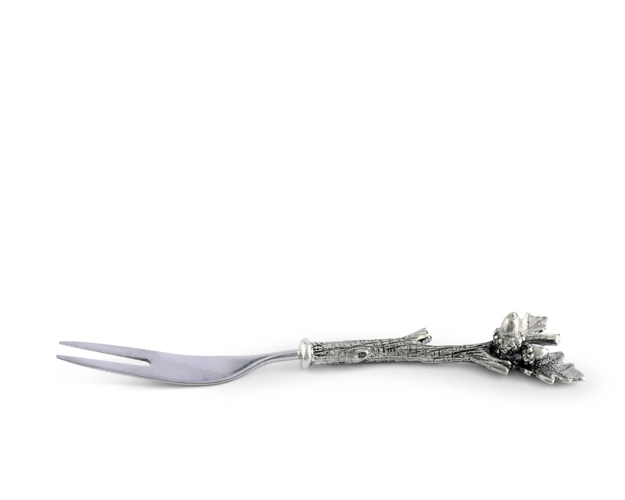 Vagabond House Majestic Forest Acorn & Oak Leaf Hors d'oeuvre Fork