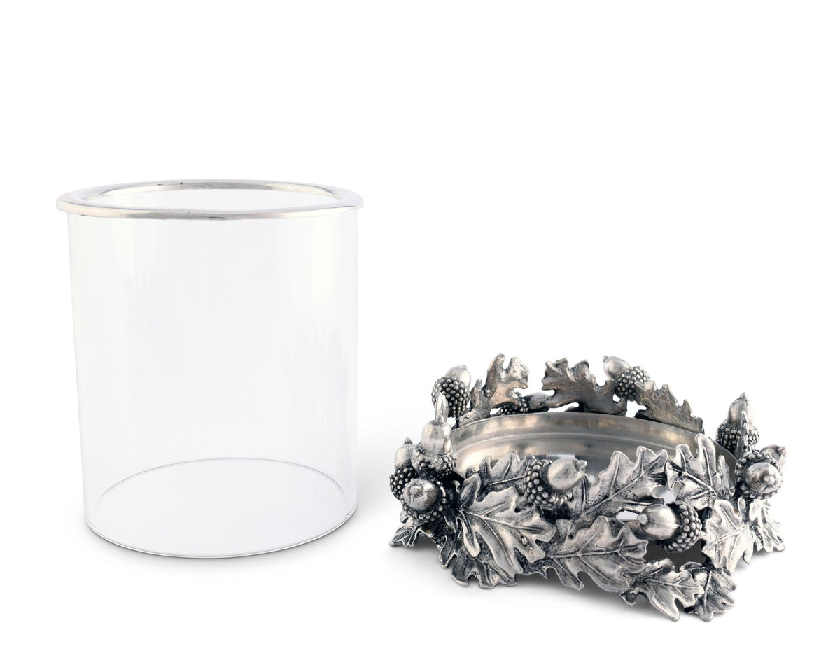 Vagabond House Majestic Forest Acorn Oak &amp; Leaf Hurricane