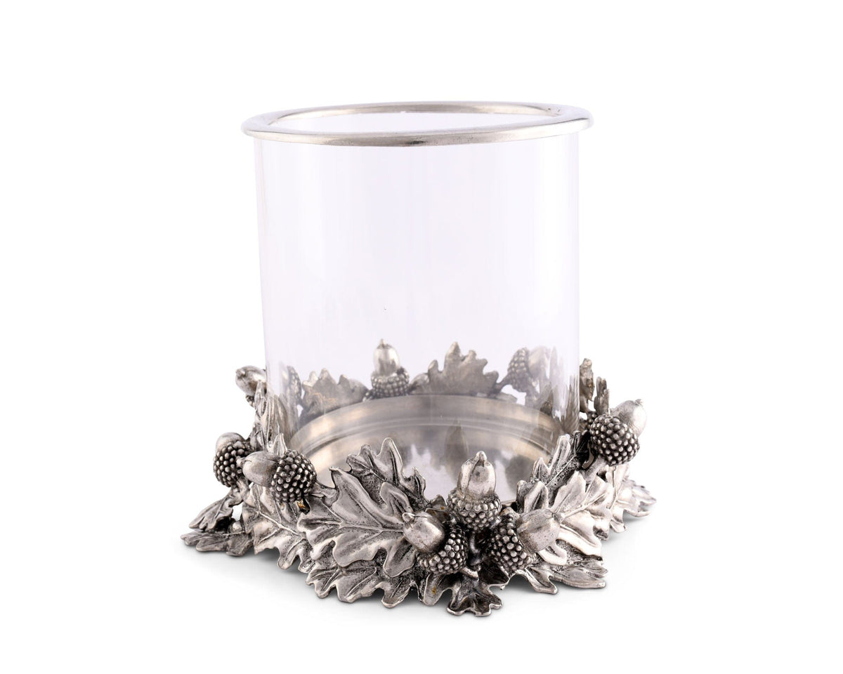 Vagabond House Majestic Forest Acorn Oak &amp; Leaf Hurricane