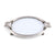 Vagabond House Majestic Forest Acorn & Oak Leaf Oval Glass Tray