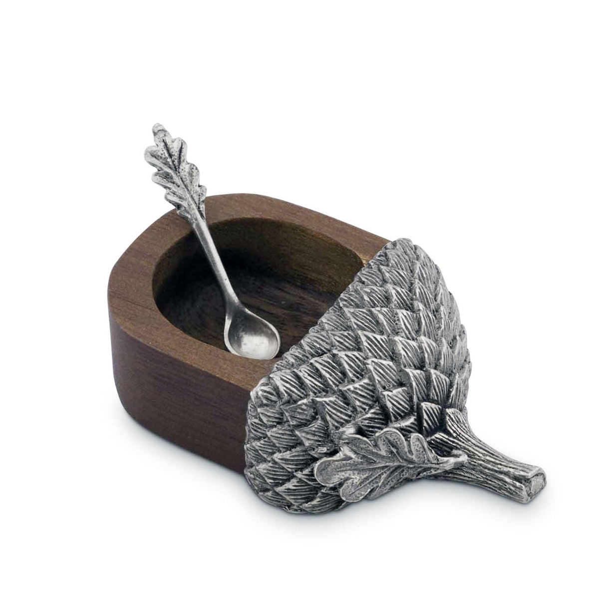 Vagabond House Majestic Forest Acorn Salt Cellar