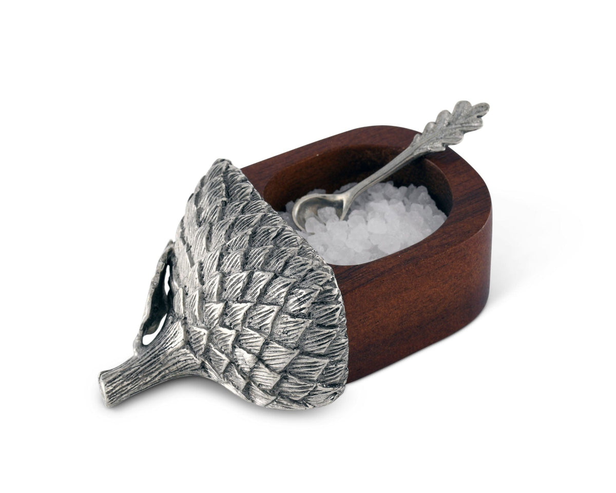 Vagabond House Majestic Forest Acorn Salt Cellar