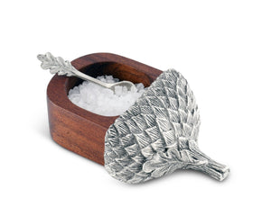 Vagabond House Majestic Forest Acorn Salt Cellar