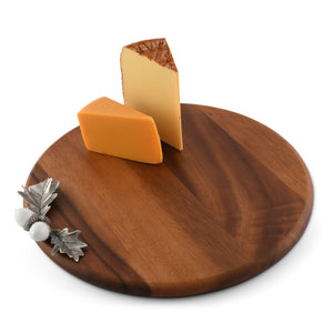 Vagabond House Majestic Forest Cheese Board - Porcelain Acorn Oak